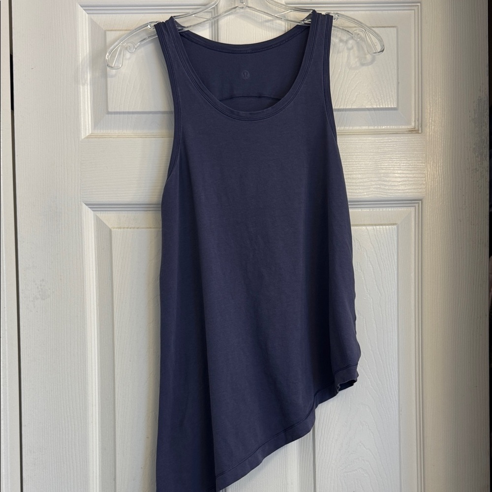 lululemon athletica Women's Asymmetrical Deep Blue Tank Top